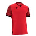 Tureis Shirt RED/BLK L Teknisk T-skjorte i ECO-tekstil